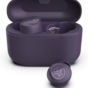 JLab Go Air Pop+ True Wireless Earbuds, in Ear Headphones, Bluetooth Earphones, 35H Playtime Ear Buds, Bluetooth Earbuds with Microphone, USB-C Charging Case, Dual Connect, EQ3 Sound, Violet